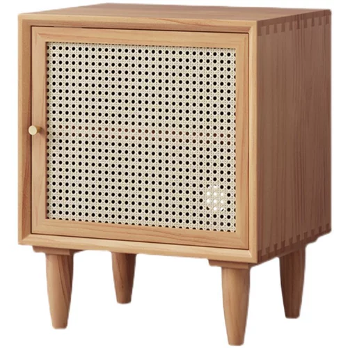 Современная и минималистичная коробочка для хранения из натурального дерева для кровати, диван, система хранения для спальни