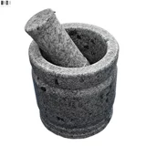 СущностьПерец перца псевдо перец, перец, ручная ручная ручная старая дробилка для почвной чаши дома каменное раствор