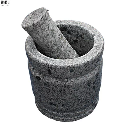 СущностьПерец перца псевдо перец, перец, ручная ручная ручная старая дробилка для почвной чаши дома каменное раствор