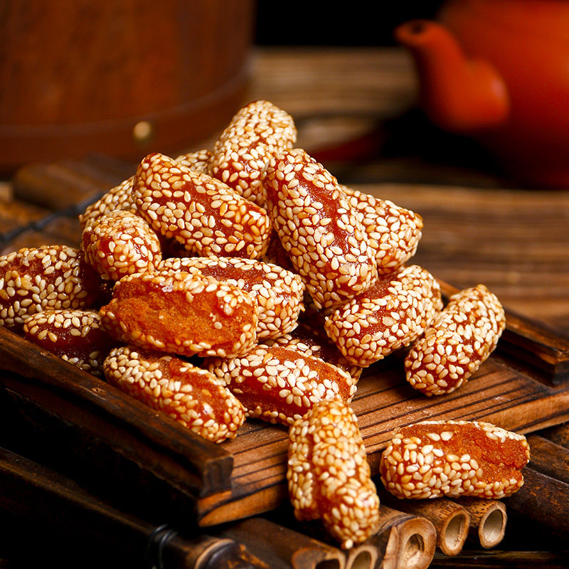 Fruit Snacks and Pastries 2kg Cornet Honey Sesame Fruit Honey San Dao Baxi Fruit Snacks Henan Specialty Nostalgic Snacks