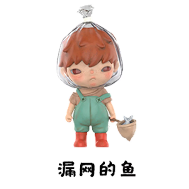 POP MART Bubble Mate Hirono's little makes the bad series blind box hand-to-hand playing ornament gifts