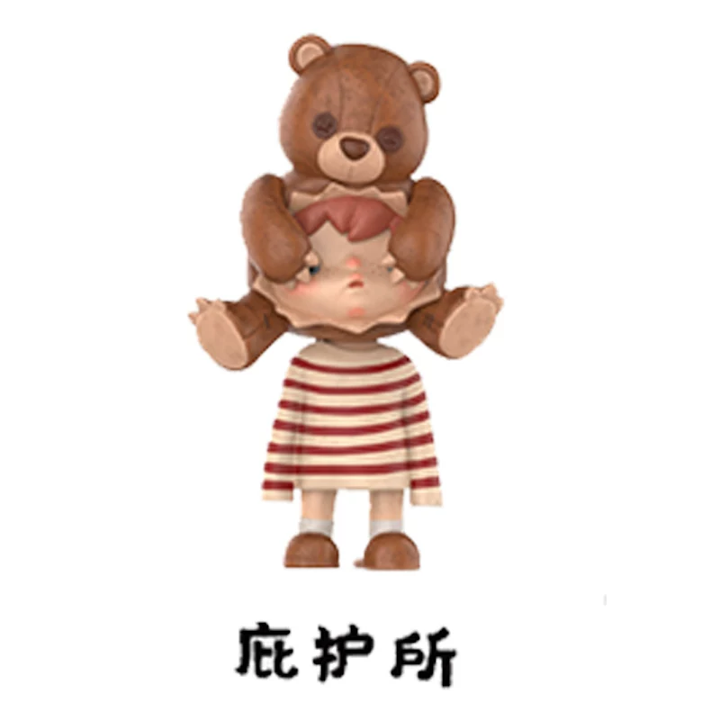 POP MART Bubble Mate Hirono's little makes the bad series blind box hand-to-hand playing ornament gifts