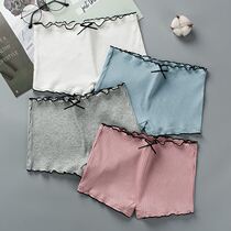 Fat girl underwear childrens cotton summer does not clip the fart boy breathable boxer pants middle school students four corner underwear thin