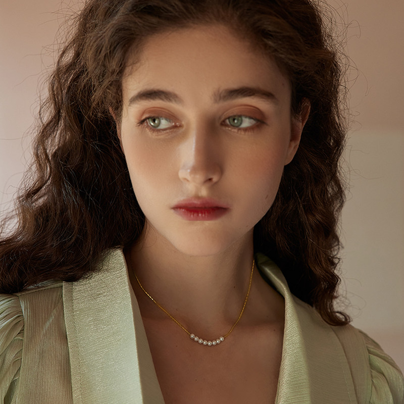 EORO pearl neck refined women 2021 new retro neck refined accessories luxury niche accessories choker chain