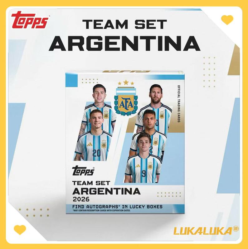 2026 Topps Football Argentina Team Box Teamset Star Card Collection Card Box 2026 Topps Football Argentina Team Box Teamset Star Card Collection Card Box