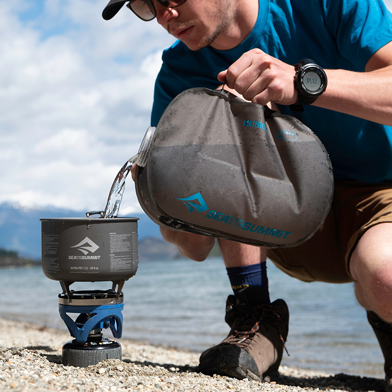 Seatosummit Outdoor Tpu Water Bag for Mountaineering and Hiking, Large Capacity, Portable, Food-Grade Foldable Soft Water Storage Bag Seatosummit Outdoor Tpu Water Bag for Mountaineering and Hiking, Large Capacity, Portable, Food-Grade Foldable Soft Water Storage Bag