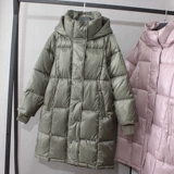 Длинная куртка, комфортная толстовка с капюшоном, пуховик, средней длины, по фигуре