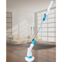 Wireless electric cleaning brush Multi-function toilet brush Floor toilet toilet Bathroom bristle long handle brush set