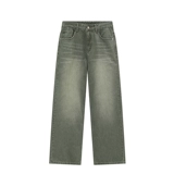 Джинсы, штаны, размер, высокая талия, свободный прямой крой, для формы тела «груша»