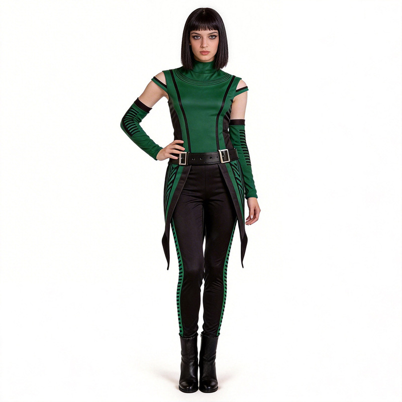 Guardians of the Galaxy 2 Mantis Female Cosplay Costume Halloween Role-Playing Mantis Costume Cosplay Performance Costume Guardians of the Galaxy 2 Mantis Female Cosplay Costume Halloween Role-Playing Mantis Costume Cosplay Performance Costume