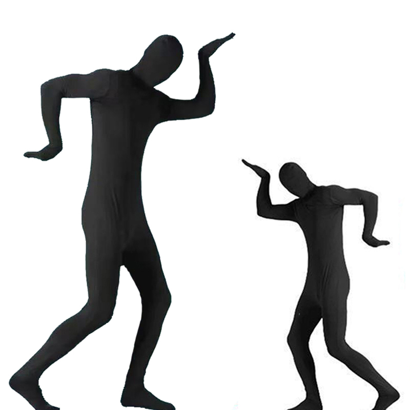 Halloween Cos Costume Japanese Ninja Black Jumpsuit Invisible Man Stage Performance Black Clothing