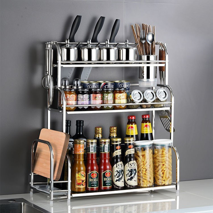 Kitchen shelf landing shelf for shelf supplies small department store stainless steel feedstock