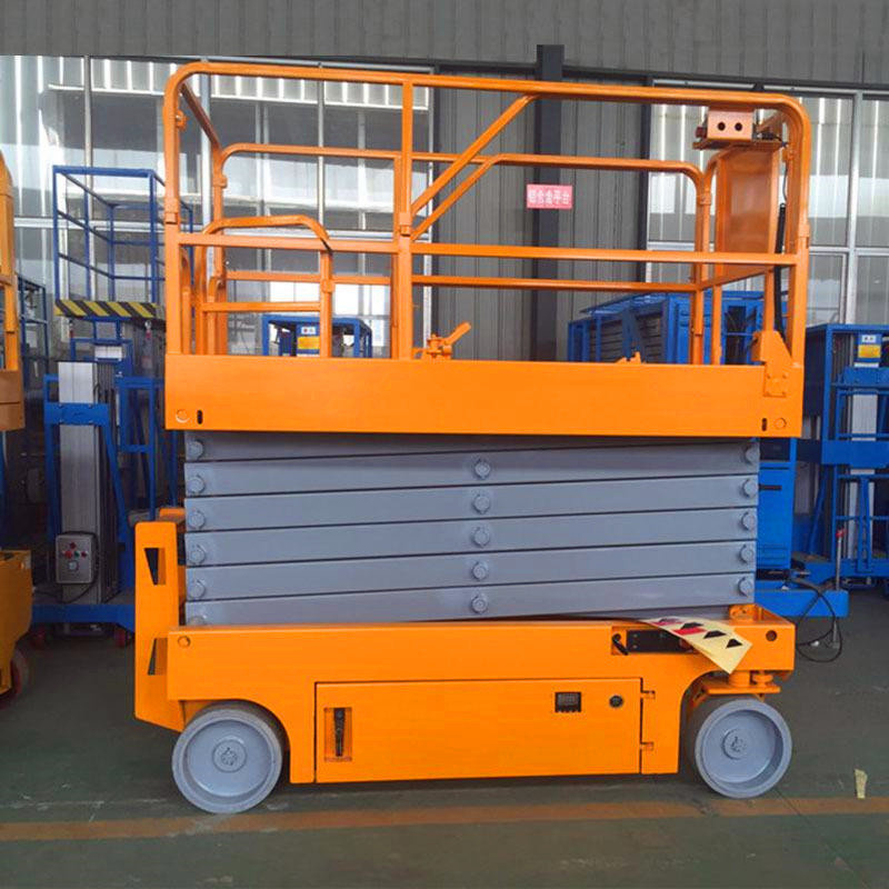 Fully self-propelled lift electromechanical drive scissors self-propelled lifting platform mobile lift aerial work vehicle