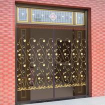 Summer curtain rural strong door anti-mosquito household magnet self-priming sand net mosquito net fly-proof velcro free hole