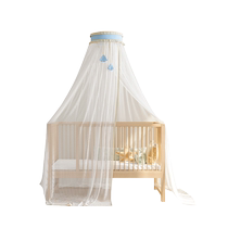 Crib mosquito net floor-standing spliced ​​bed clip lift with bracket punch-free full-cover universal baby bed curtain