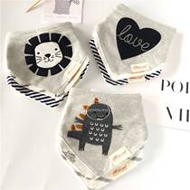 Boy handsome Han Han Han Tiano Han Tiano Hang Tianan Baby Web Red Crush Wash Triangle Baby Pure Cotton a Class