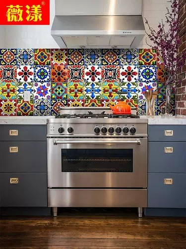 Самоклеющаяся стеклянная водостойкая наклейка на стену, стиль бохо