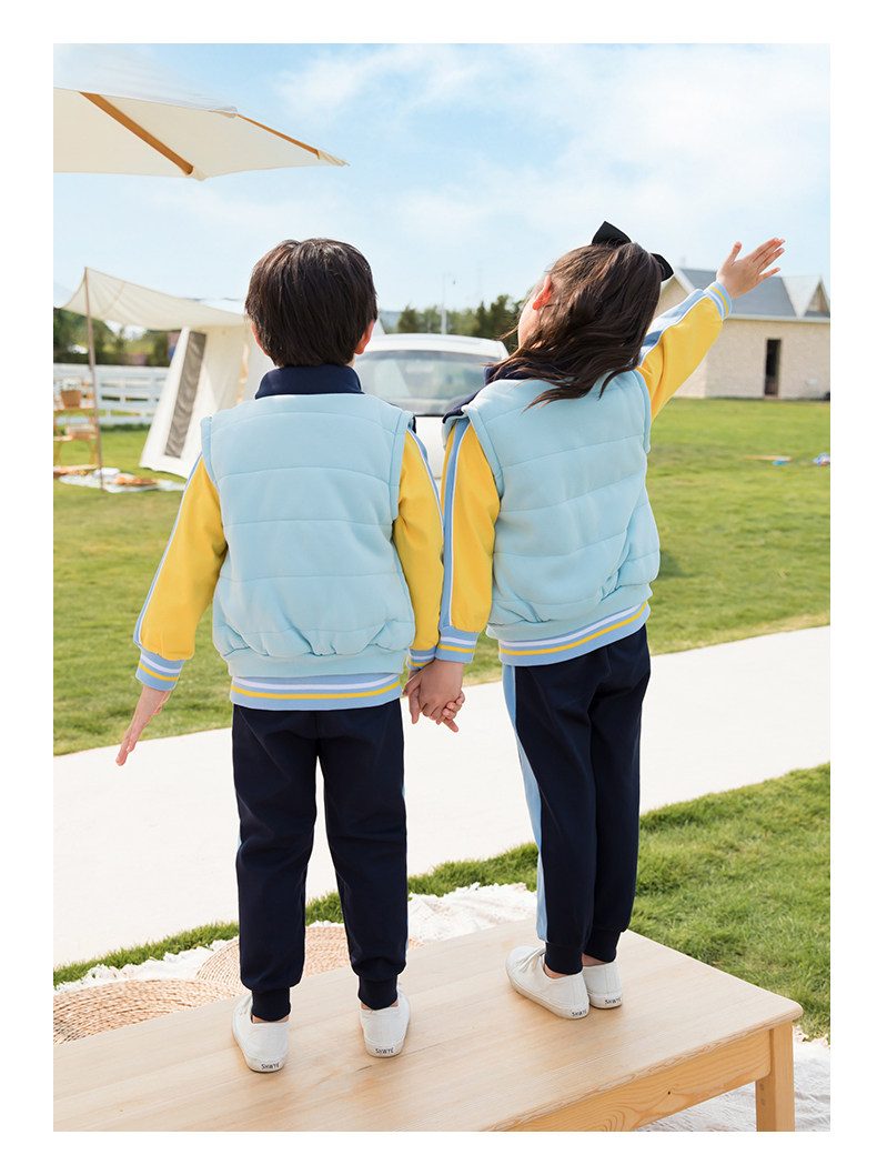 Форма для школьников и студентов, бейсбольный детский спортивный осенний комплект для детского сада, 3 предмета 