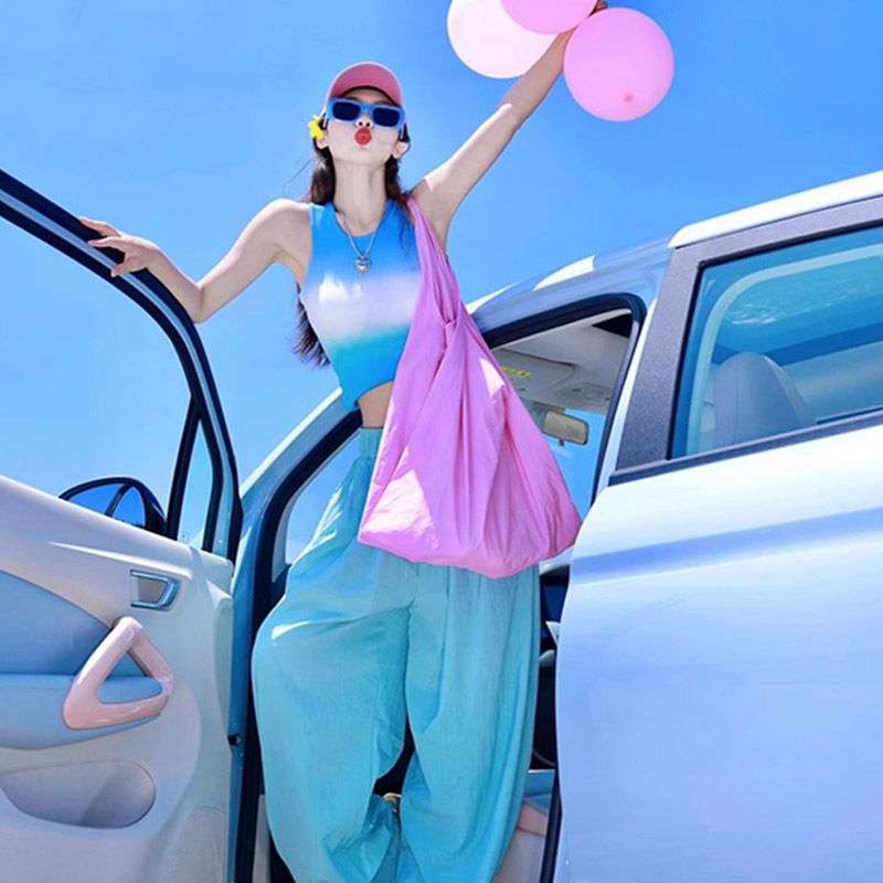 Sanya Seaside Resort Style Dopamine Sweet and Spicy Cool Outfit Yunnan Bali Photo Shoot Super Fairy Beach Dress