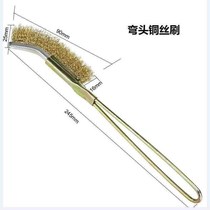Clean toilet special sweep hard brush to remove the yellow brush steel brush steel brush toilet brush long