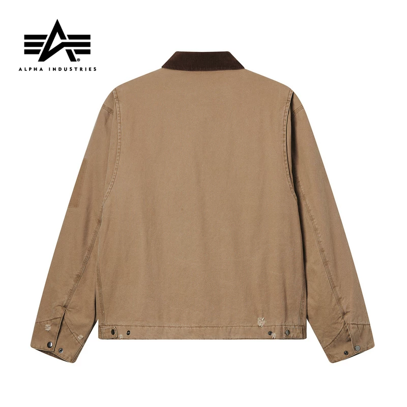 Мужская и женская куртка с новым американским лацепpatch дизайном от Alpha Industries, размер 000063P