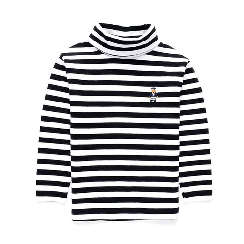 Детское приятное телу хлопковое термобелье, детская футболка для мальчиков, демисезонный лонгслив, высокий воротник, подходит для подростков