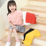 Детская футболка с коротким рукавом, хлопковая базовая приятная телу летняя одежда для мальчиков, детская одежда