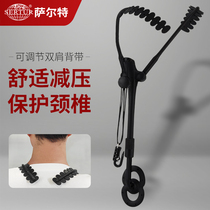 Saxophone shoulder strap E flat B flat alto tenor treble saxophone instrument sling hanging strap neck strap