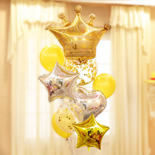 520 Valentine's Day, Mother's Day, Women's Day, 38 Love Balloons, Birthday Party Decoration and Arrangement, Float in the Air and Take Photos