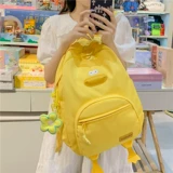 Ранец, вместительная и большая сумка через плечо, универсальный свежий японский милый рюкзак, в корейском стиле, для средней школы