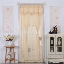 Breathable door curtain Opaque privacy lace door curtain Thin sand bedroom Lace Floating door curtain Bedroom Z door curtain Korean style