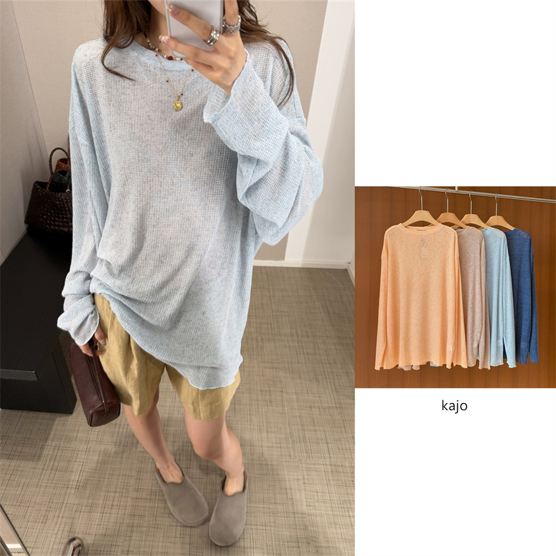 Kajo 26 Spring/Summer Handmade Distressed Breathable T-Shirt Kajo 26 Spring/Summer Handmade Distressed Breathable T-Shirt