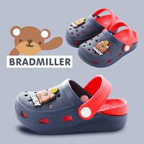 Children Cave Dongle Shoes Baby Slippers Non-slip Kid Cool Tug Girl Cute Soft Bottom Large Boy Boy Beach Shoe Summer