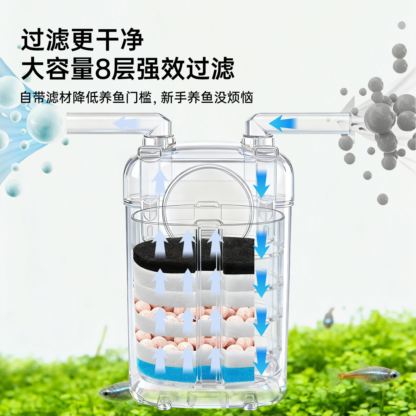 world.taobao.com: sostream aquarium wall-mounted filter silent turtle ...