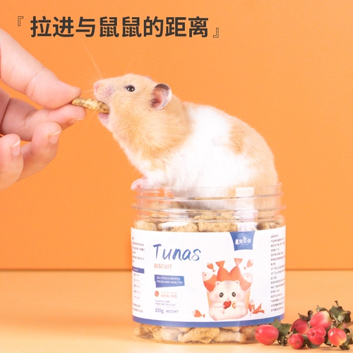 Печенье для крыс вешает закуска золотой шелковой медведь, чтобы пойти в печенье для бисквита для бисквита молодые рыбные рыбы, охотники, мыши