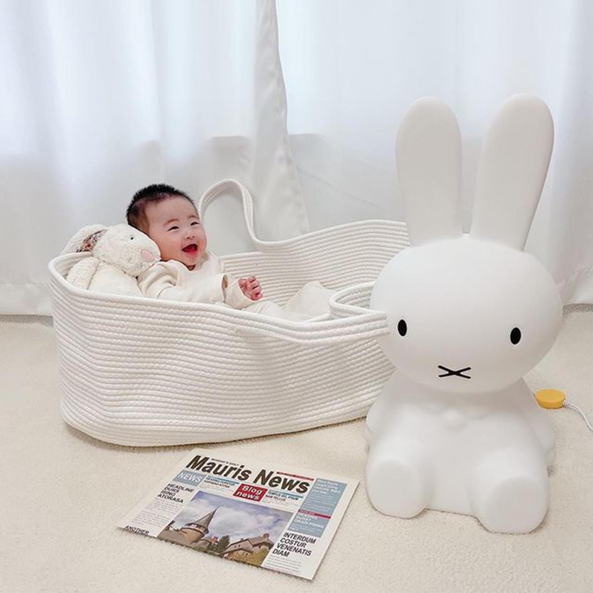 baby newborn baby ins lift basket portable car sleeping basket cradle hand out baby cotton rope child small bed carrying-Taobao