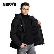 NERVE Nev motorcycle casual cycling suit mens motorcycle racing jacket keeps warm in all seasons waterproof and cold