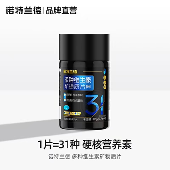 Notland Multivitamin and Mineral Tablets for Men, Official Genuine Multivitamin Bc Minerals