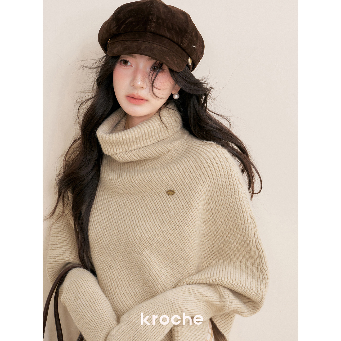 KROCHE アシンメトリー ニット KP7042