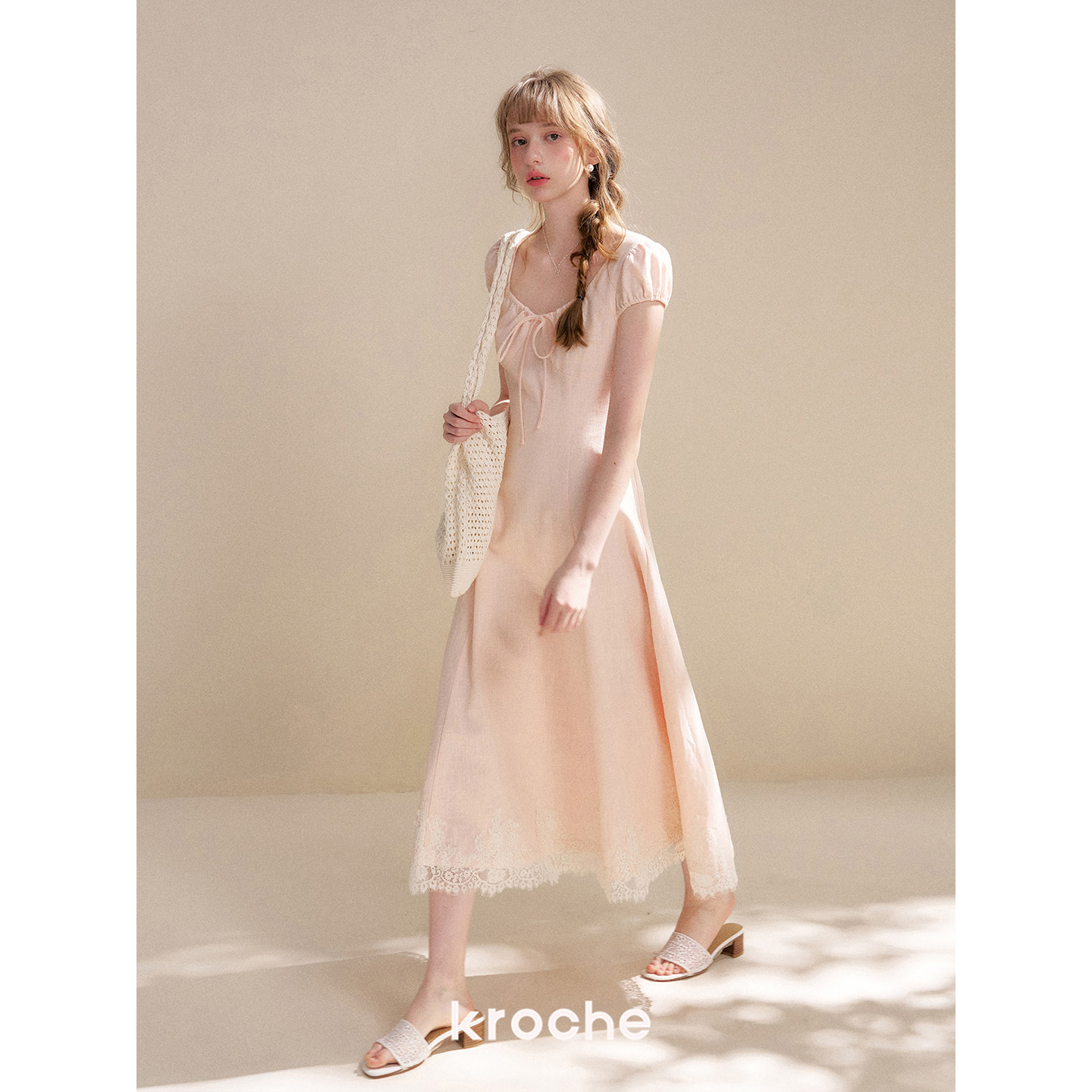 KROCHE レース ワンピース KR6063