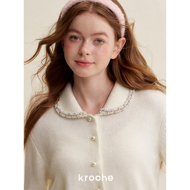 KROCHE 丸襟 長袖 ニット KB5061