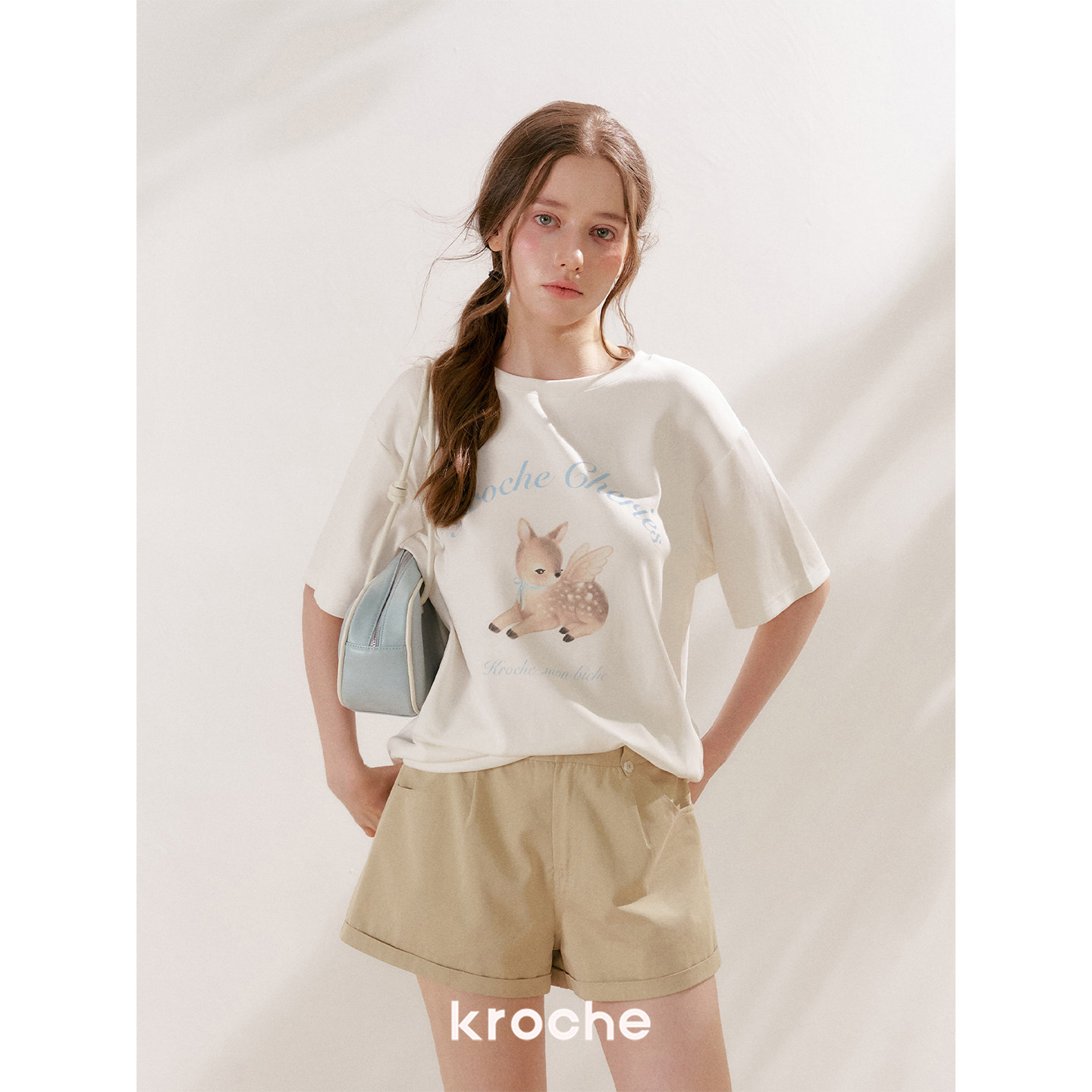 KROCHE プリント 半袖 Tシャツ KEC8080