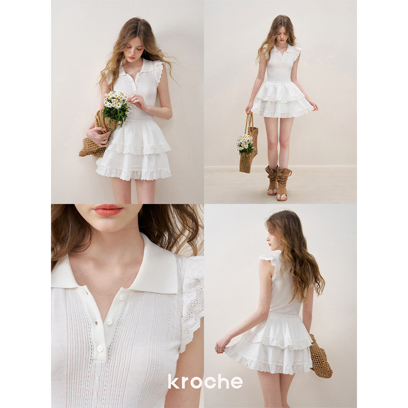 KROCHE レース ワンピース KR4009