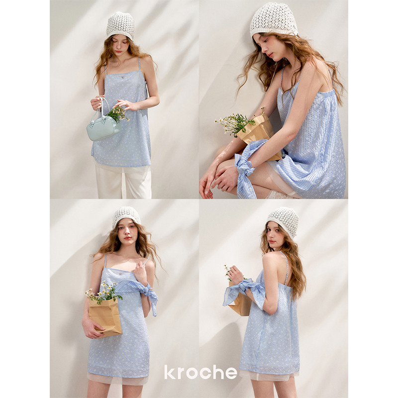 KROCHE ストライプ ワンピース KR2013