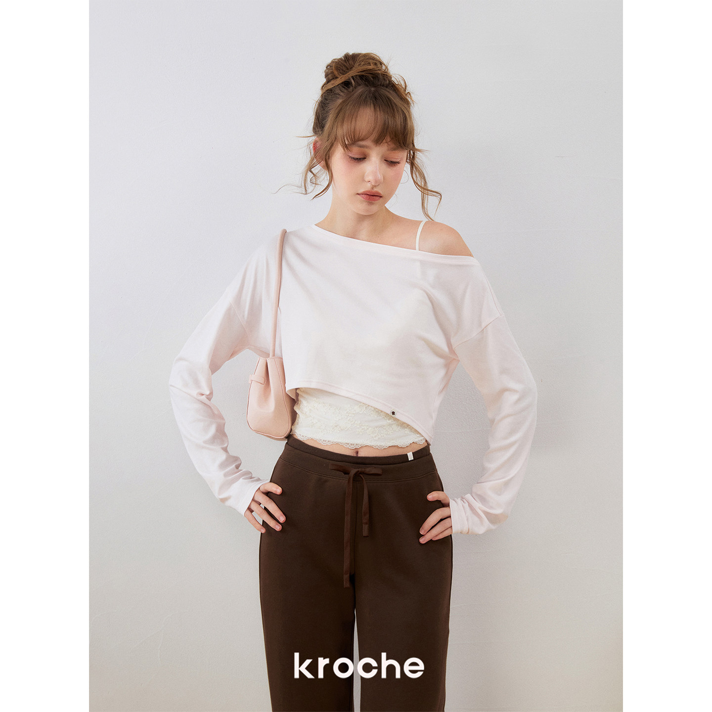 KROCHE アシンメトリー ストレート セットアップ