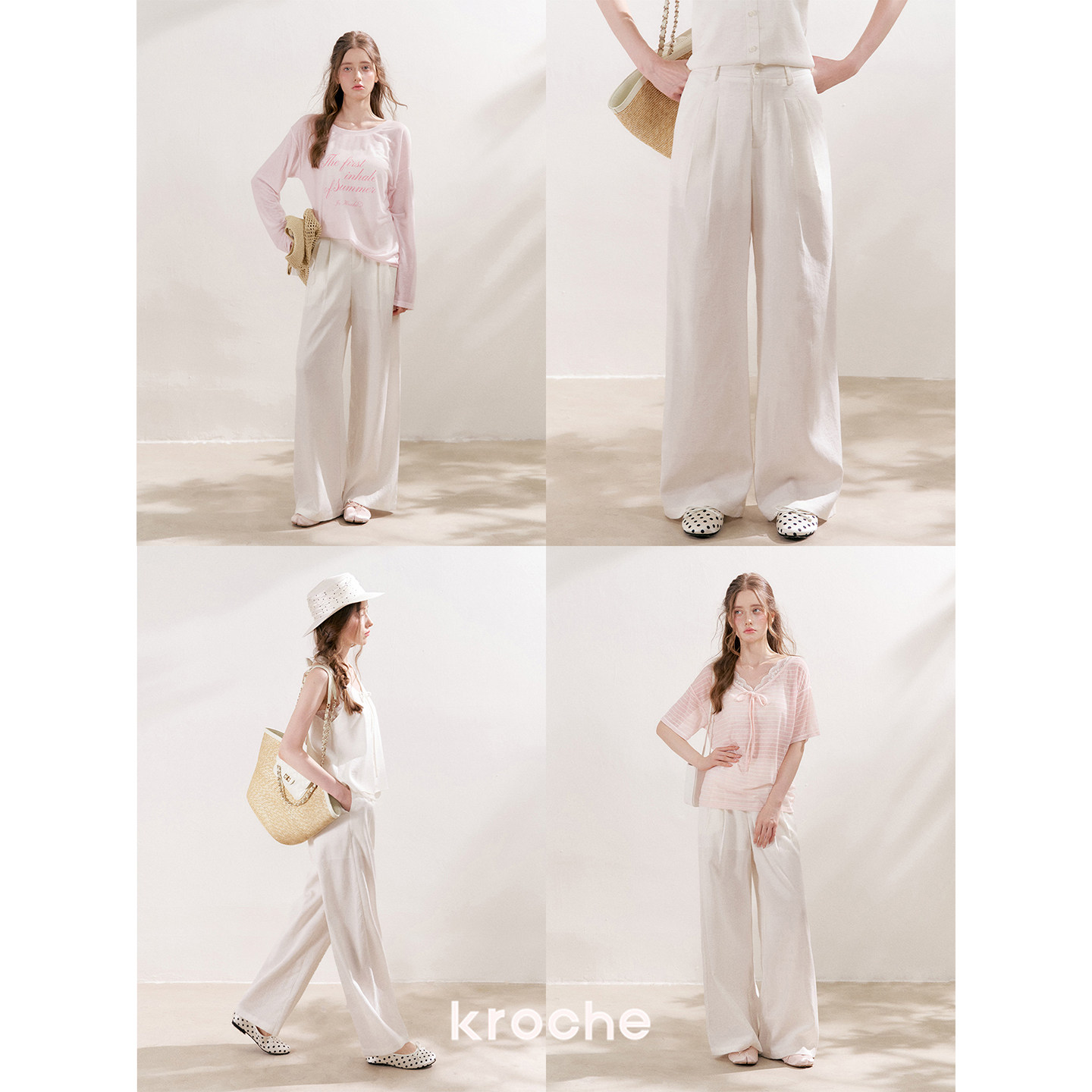 KROCHE ストレート パンツ KPK9072