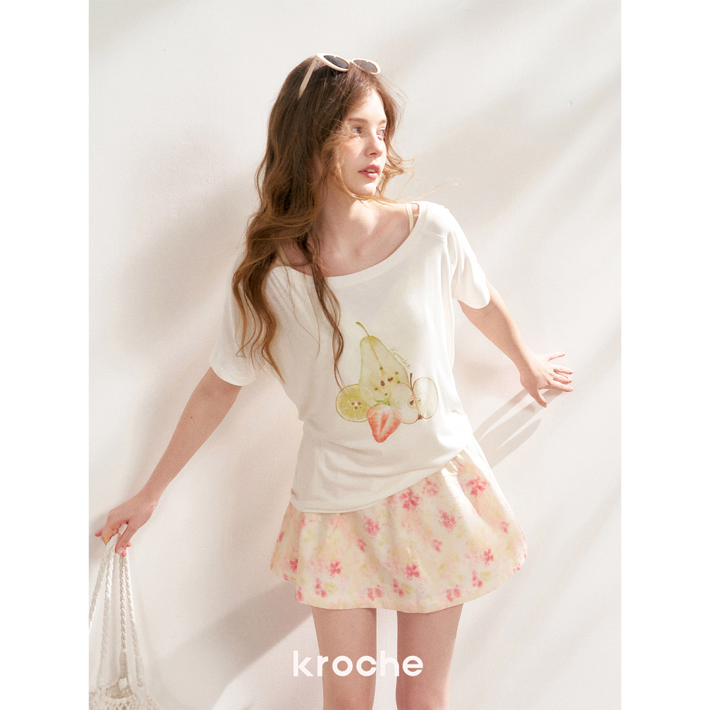 KROCHE プリント スカート KDC9010