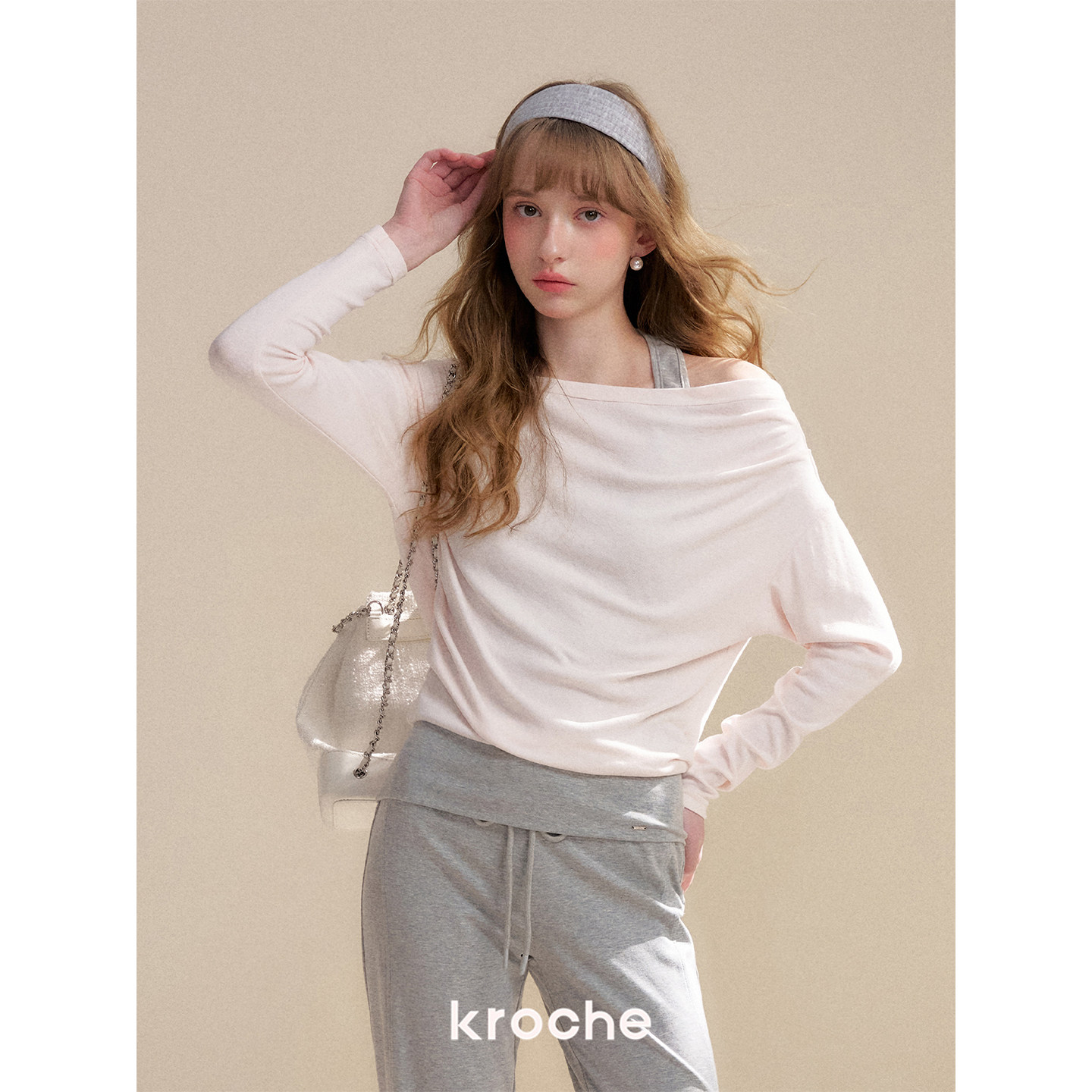 KROCHE 重ね着風 セットアップ