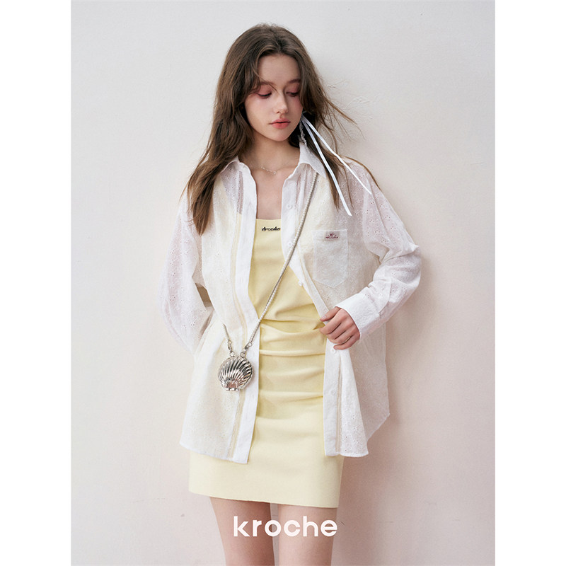 KROCHE レース 透かし編み セットアップ KB4195