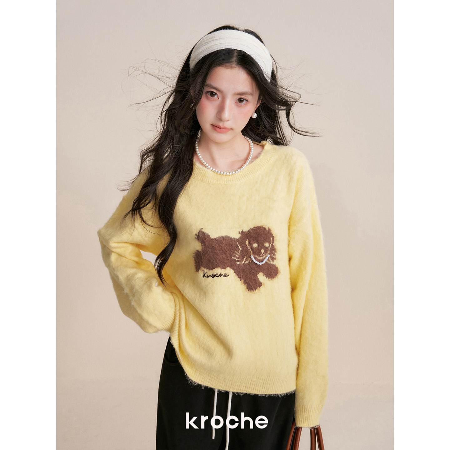 KROCHE ジャカード ニット KP1040